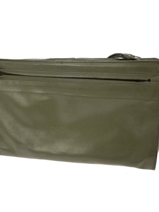 Deal Bottega Veneta Gray Intrecciato Clutch Bag B01076665F NQ02998